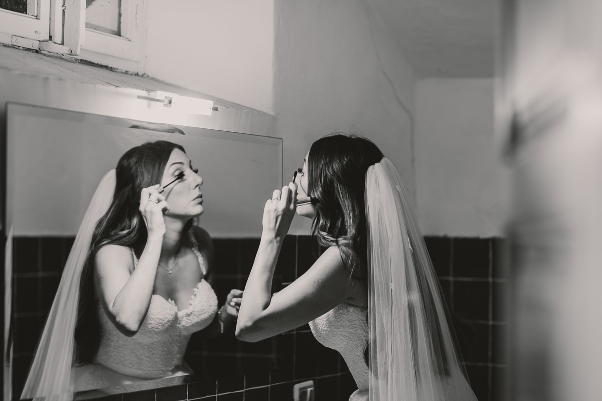 Tuscany wedding, bride