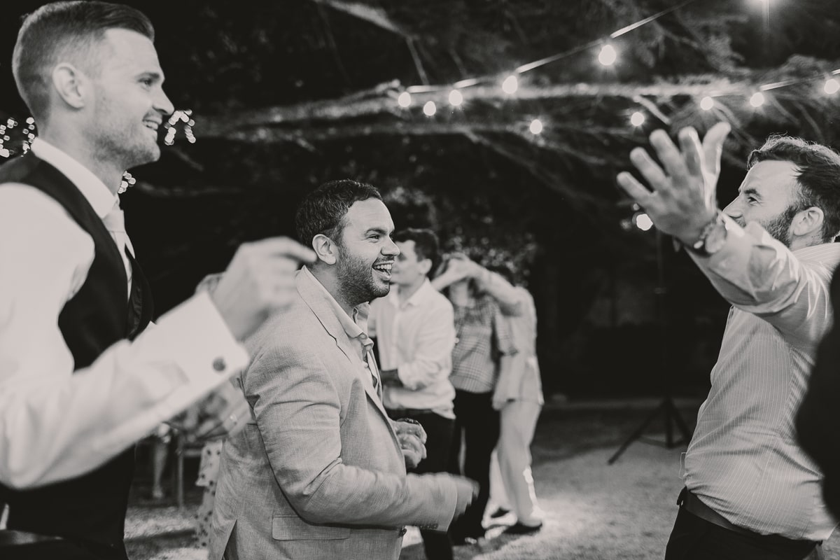 tuscany wedding party